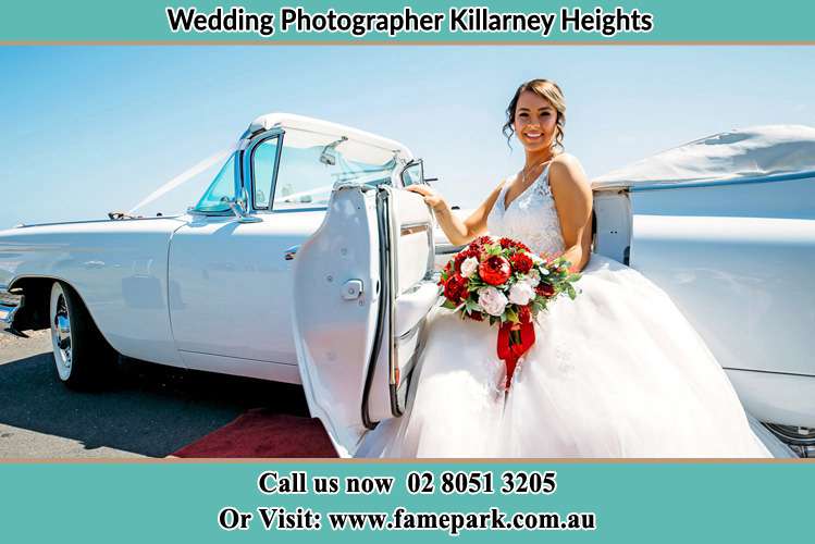 Photo of the Bride went out the bridal car Killarney Heights NSW 2087