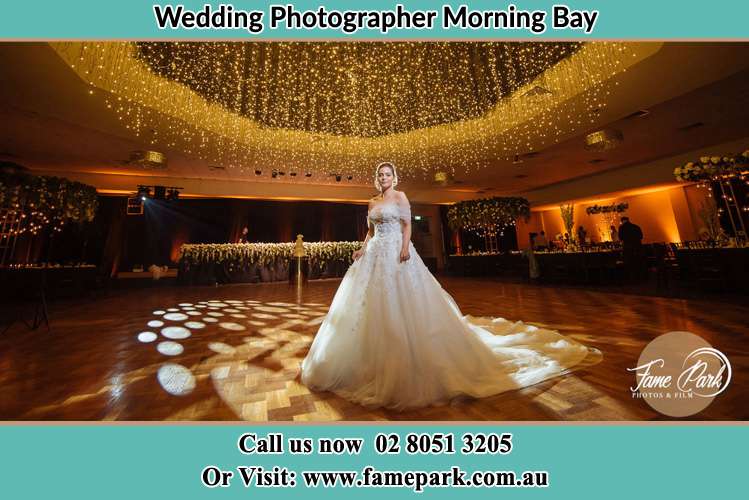 Photo of the Bride at the dance floor Morning Bay NSW 2105