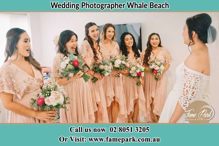 Photo of the Bride and the bridesmaids Whale Beach NSW 2107